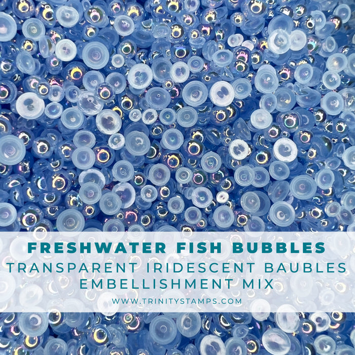 Freshwater Fish Bubbles Embellishment Mix