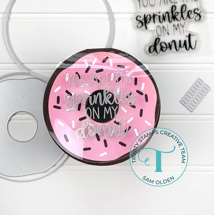 Sprinkles on my Donut 3x3 Stamp Set