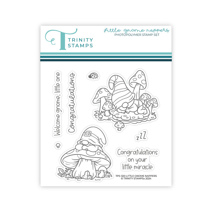 Little Gnome Nappers 4x4 Stamp Set