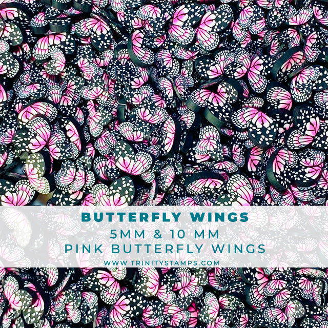 Butterfly Wings - Pink Clay Sprinkles Mix