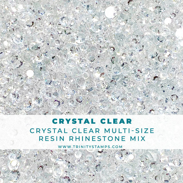 Crystal Clear Rhinestone Embellishment Mix