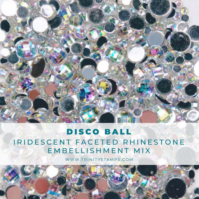 Disco Ball Rhinestone Embellishment Mix