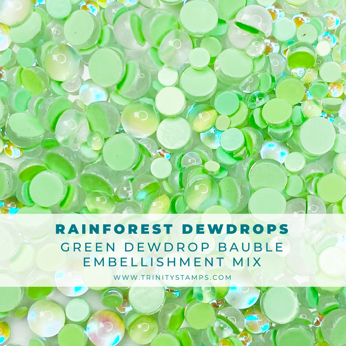 Rainforest Dewdrop Embellishment Mix
