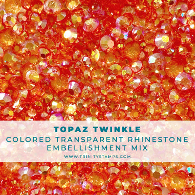 Topaz Twinkle Rhinestone Embellishment Mix