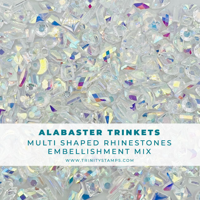 Alabaster Trinkets - Iridescent Rhinestones Shapes Mix