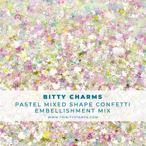 Bitty Charms Flat Confetti Embellishment Mix