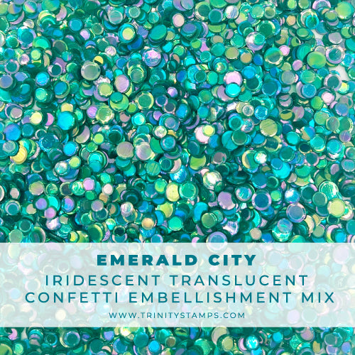 Emerald City Confetti Embellishment Mix