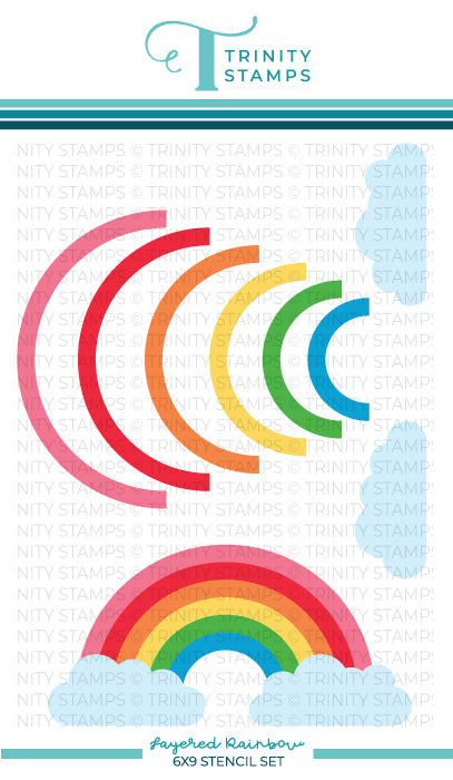 Layered Rainbow - Layering Stencil Set of 2