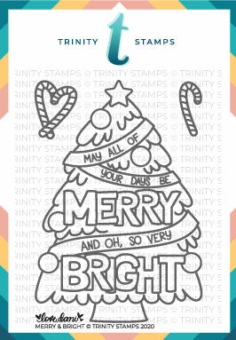 Merry and Bright 3x4 Stamp Set