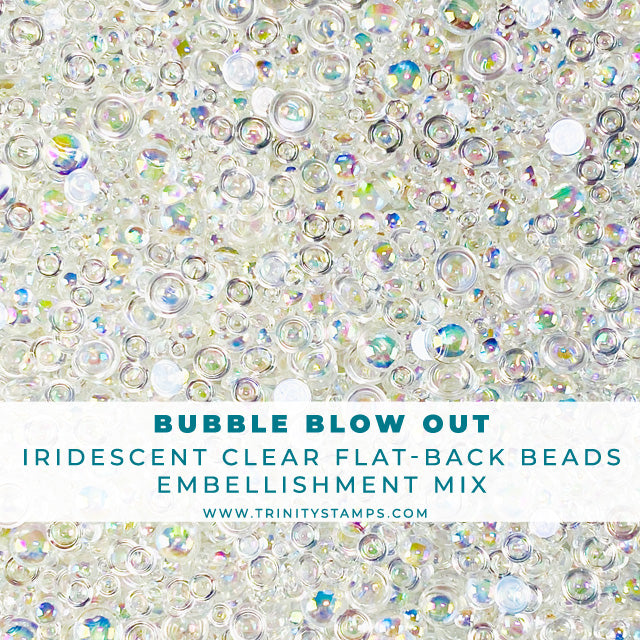 Bubble Blow Out - Flat-back Bauble Embellishment Mix