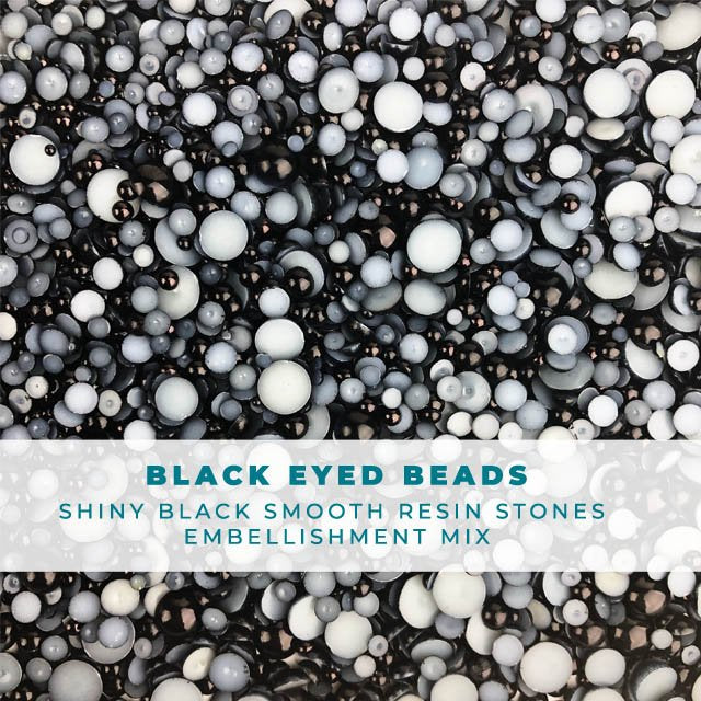 Black Eyed Baubles Embellishment Mix