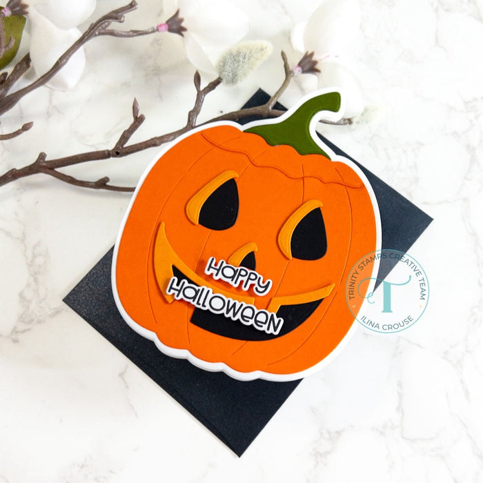 Pumpkin Shaped Card Die Set