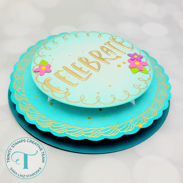 Cake Top 6x6 Stamp Set