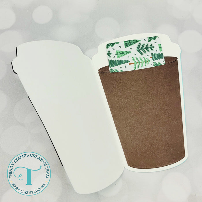 Take-Out Coffee Cup Shaped Card Die Set