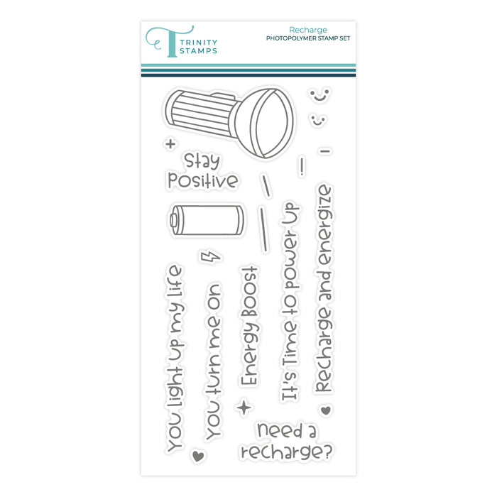 Recharge 4x8 Stamp Set