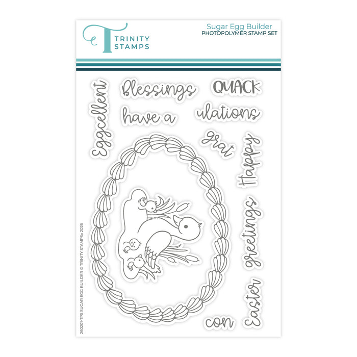 Sugar Egg Builder 4x6 Stamp Set