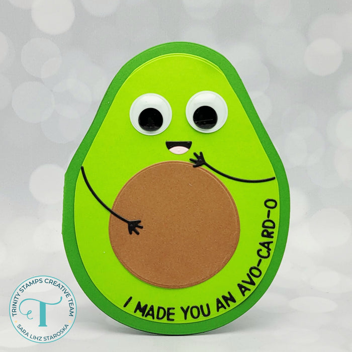 Egg-Shaped Card Die Set