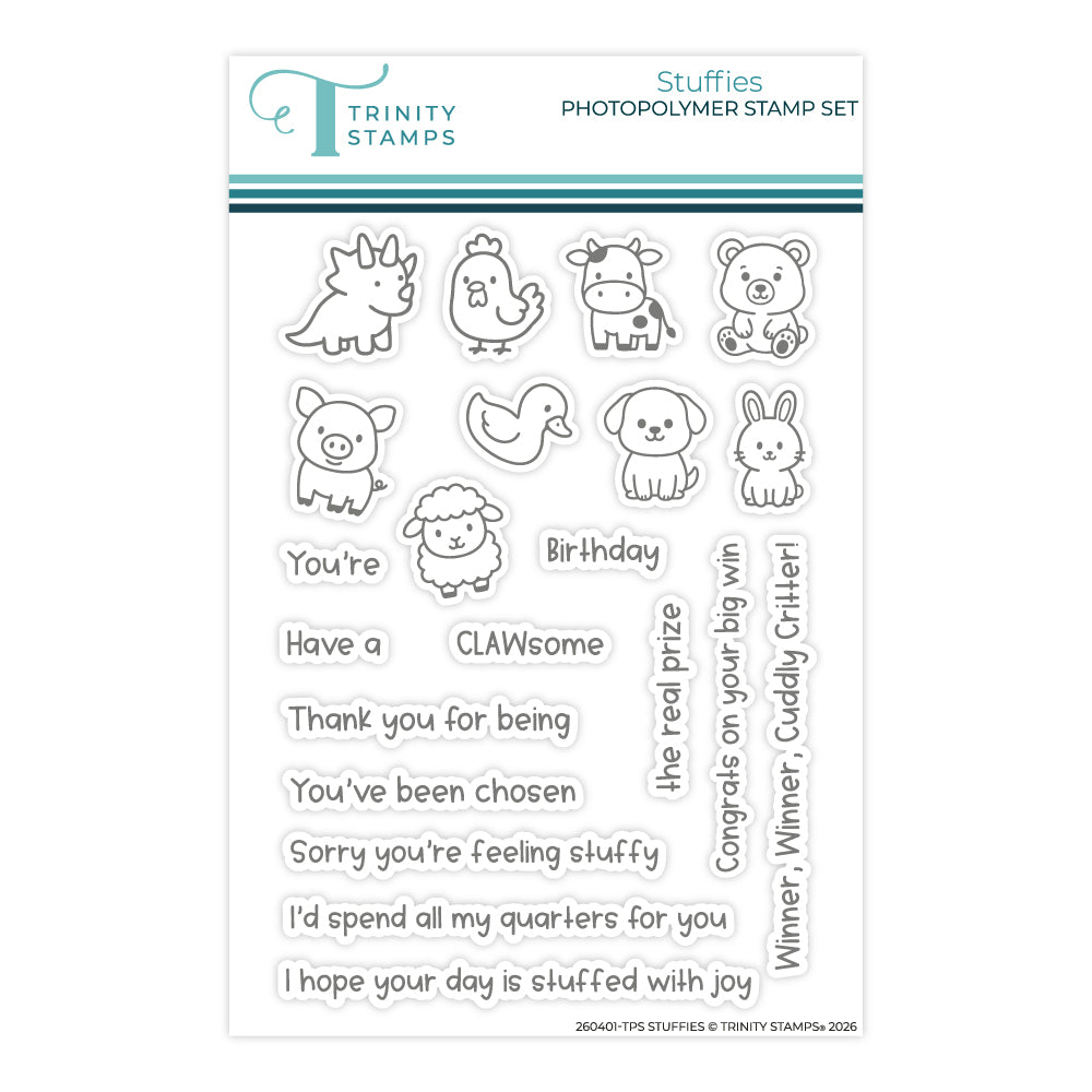Stuffies 4x6 Stamp Set– Trinity Stamps Stuffies 4x6 Stamp Set– Trinity Stamps