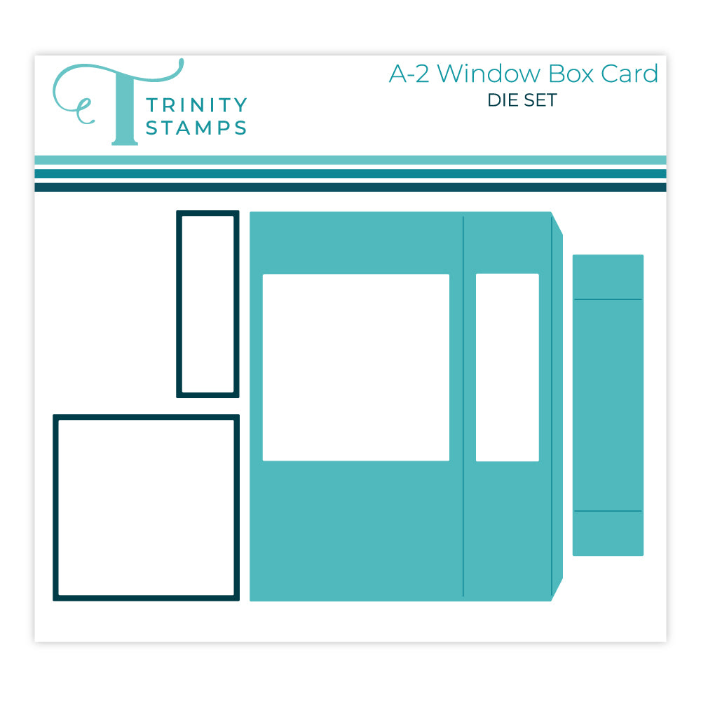 希少　RICHARD & LINDA THOMPSON　8CD 限定BOX A-2 Window Box Card Die Set– Trinity Stamps