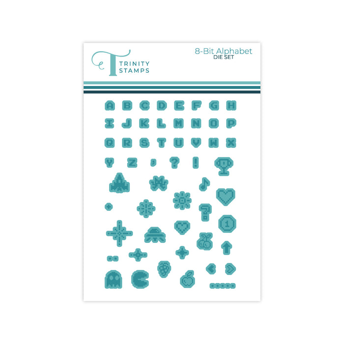 8-Bit Alphabet Coordinating Die Set