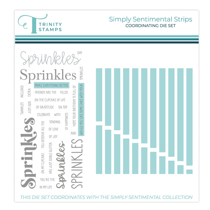 Simply Sentimental Strips Coordinating Die Set