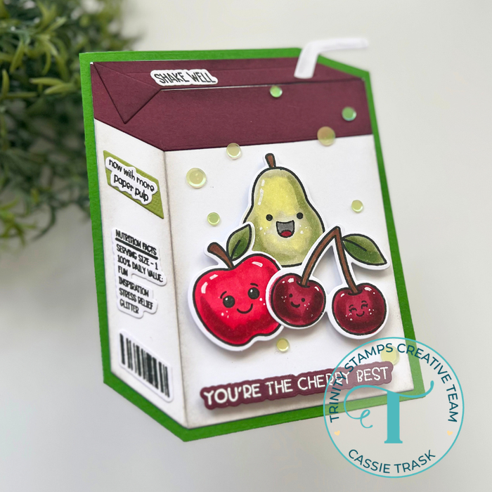 Juice Box Shaped Card Die Set