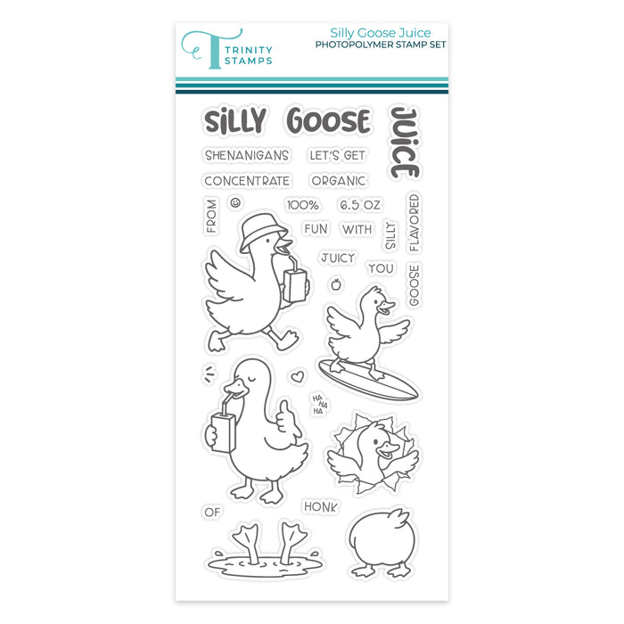 Silly Goose Juice 4x8 Stamp Set