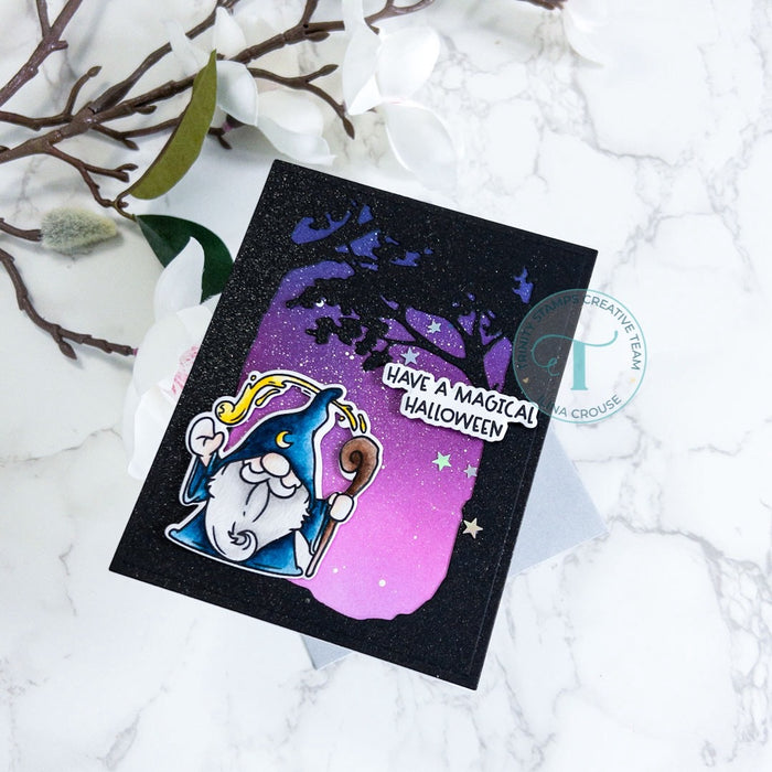 Hocus Pocus Gnomes 4x8 Stamp Set