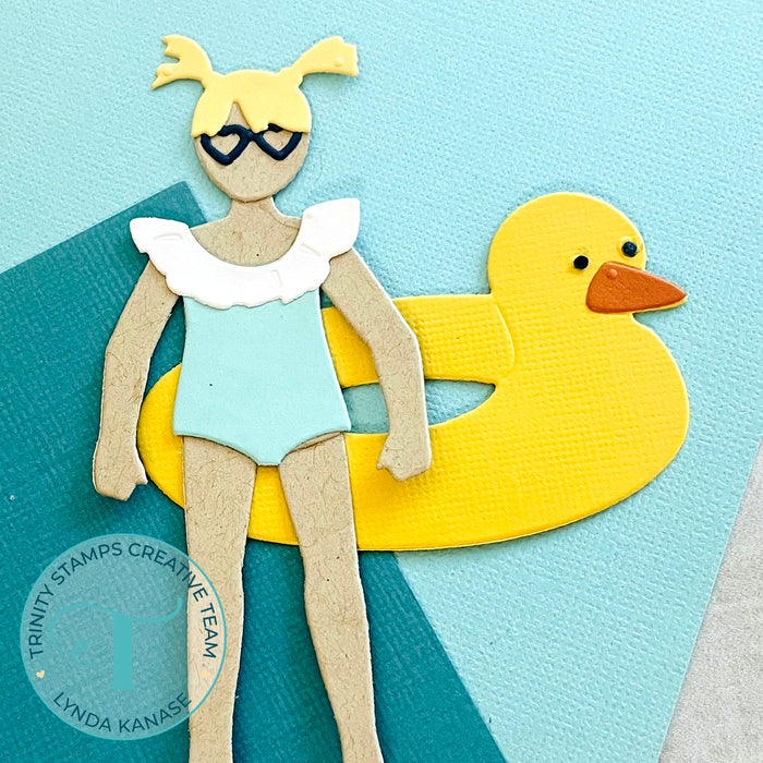 Paper Cut Characters Add-on: Bathing Beauty - Lynda Kanase Collection