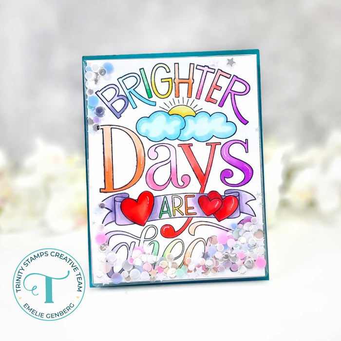 Brighter Days Ahead 4x6 Stamp Set