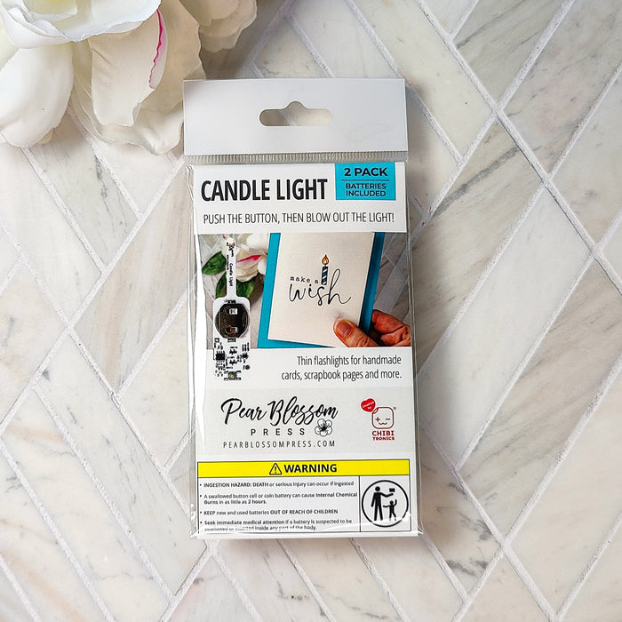 Pearblossom Press Candle Light *The LED light you can blow out*