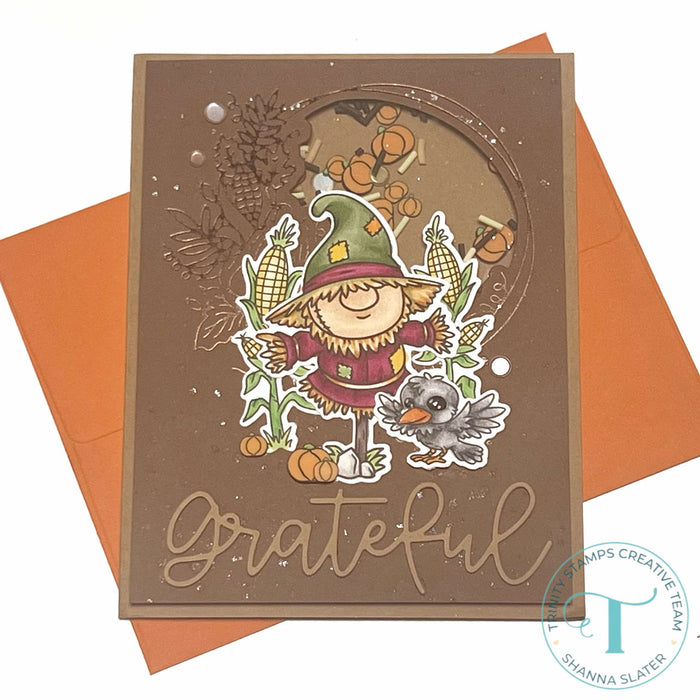 Scarecrow Gnome 4x6 Stamp Set