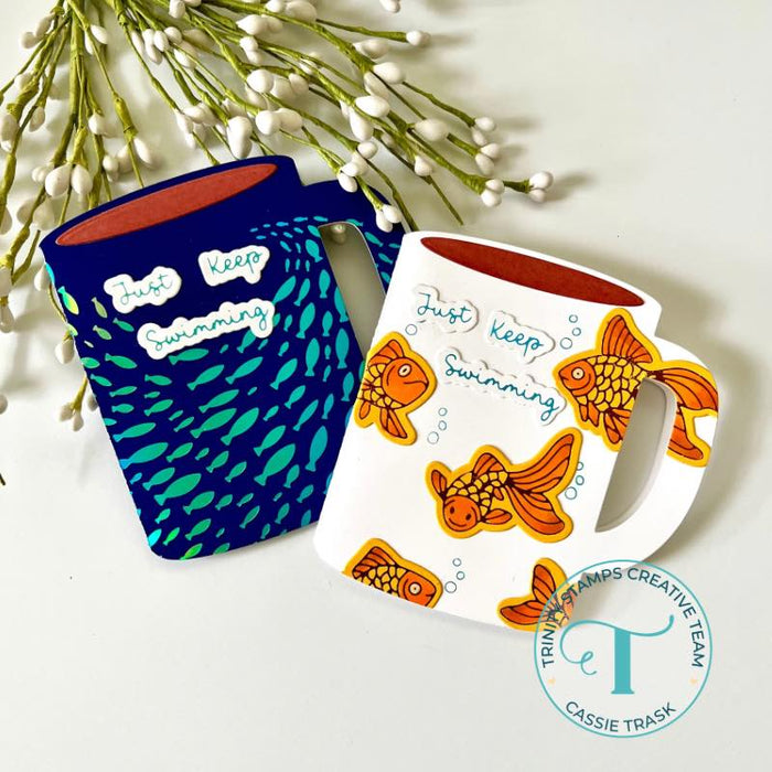 Coffee Mug-Shaped Card Die Set