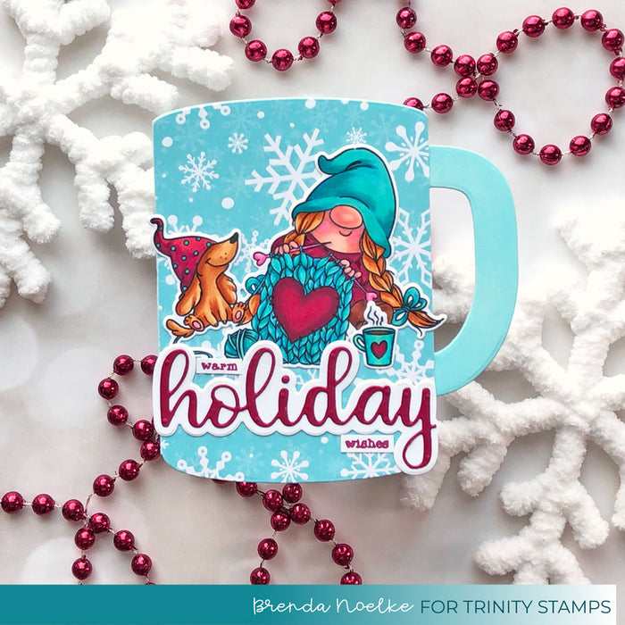 Coffee Mug-Shaped Card Die Set