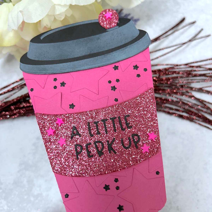 Take-Out Coffee Cup Shaped Card Die Set