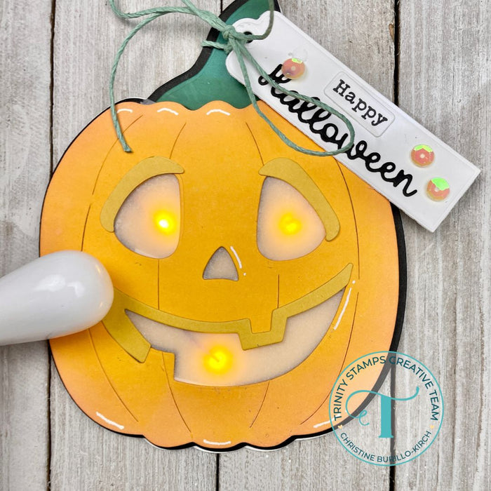 Pumpkin Shaped Card Die Set