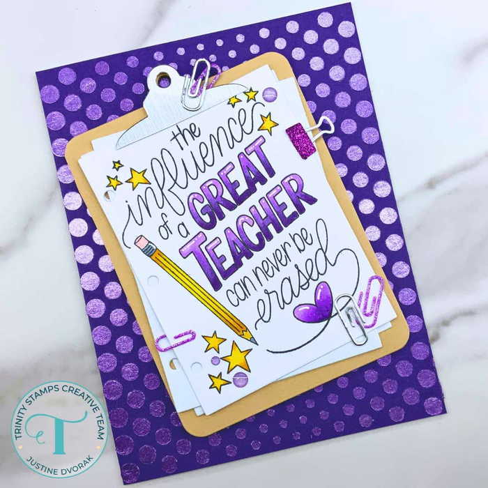 Influential Teacher 3x4 Stamp