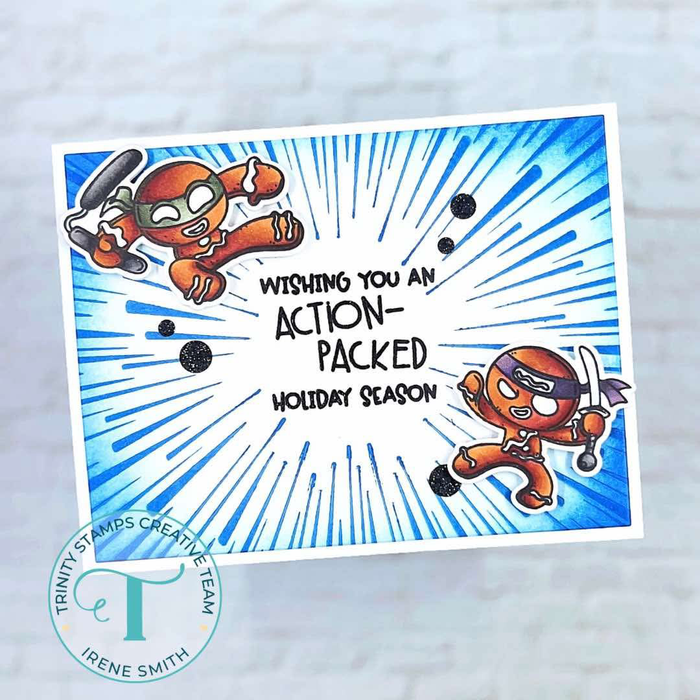 Ninja-Bread Man 4x8 Stamp Set