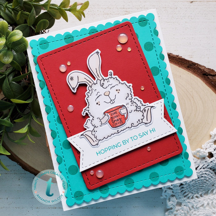Dir-tea Bunny 4x4 Stamp Set