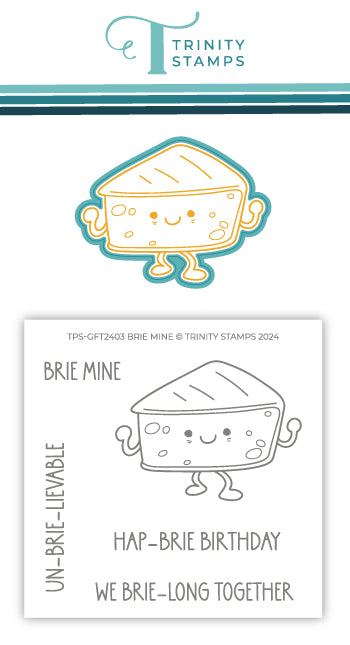 Brie Mine Stamp & Die Set - Cheesy Collection 3/7