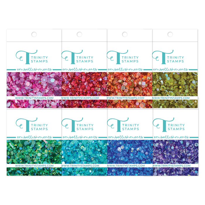 Color Wheel Mashup Embellishment Mixes - Craft Roulette Collection