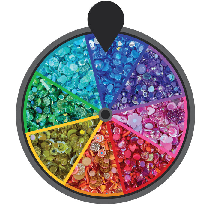 Color Wheel Mashup Embellishment Mixes - Craft Roulette Collection