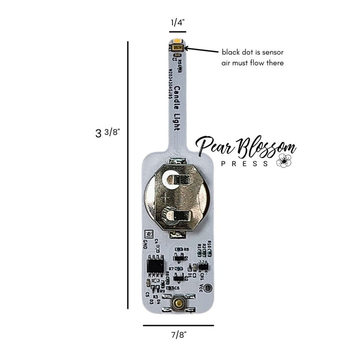 Pearblossom Press Candle Light *The LED light you can blow out*