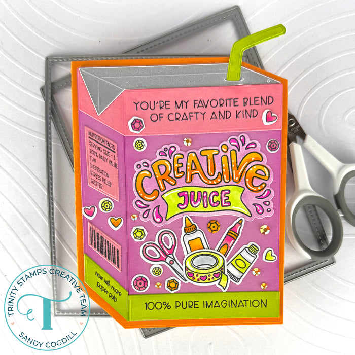 Juice Box Shaped Card Die Set