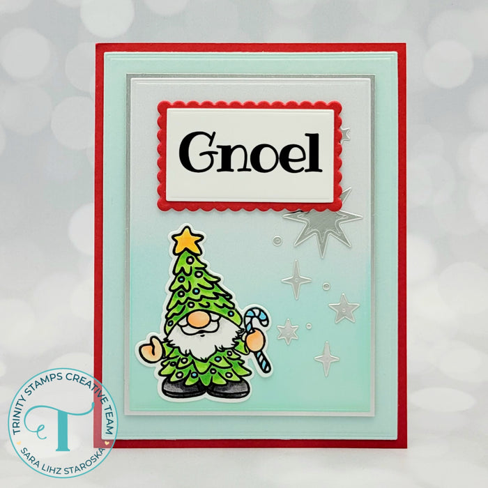 Little Tree Gnome 3x3 Stamp & Die Set