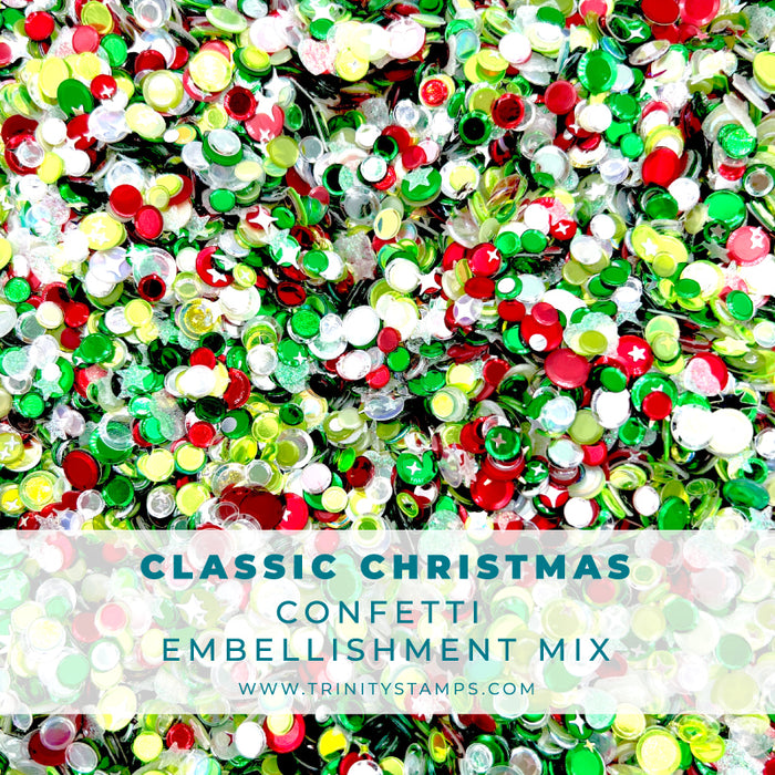 Classic Christmas - Confetti Embellishment Mix
