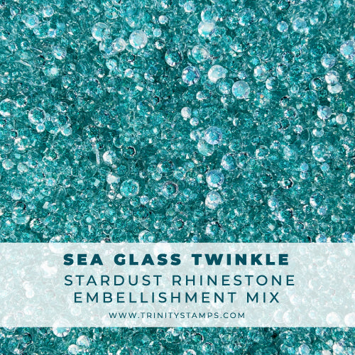 Sea Glass Twinkle - Stardust Rhinestone Embellishment Mix