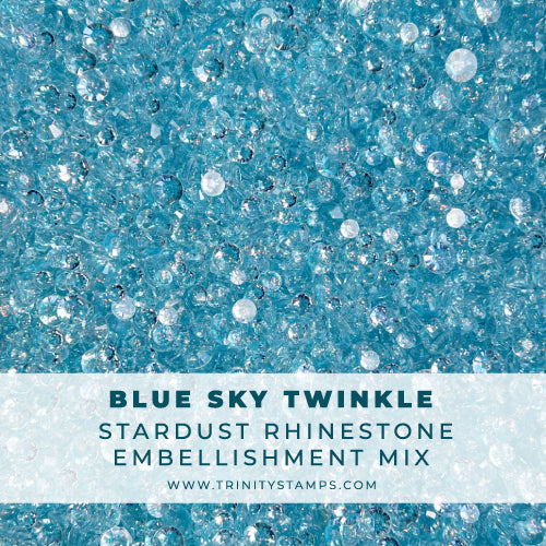 Blue Sky Twinkle - Stardust Rhinestone Embellishment Mix