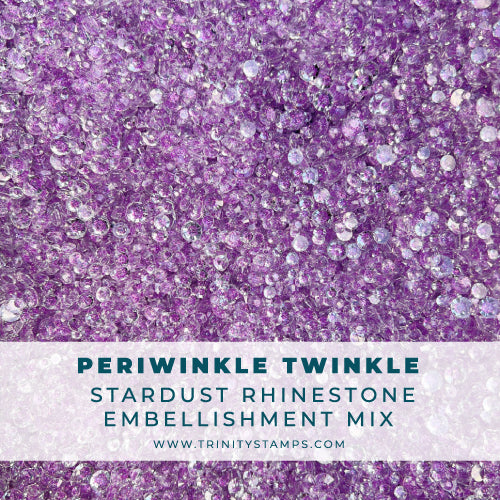 Periwinkle Twinkle - Stardust Rhinestone Embellishment Mix