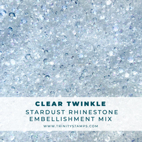 Clear Twinkle - Stardust Rhinestone Embellishment Mix